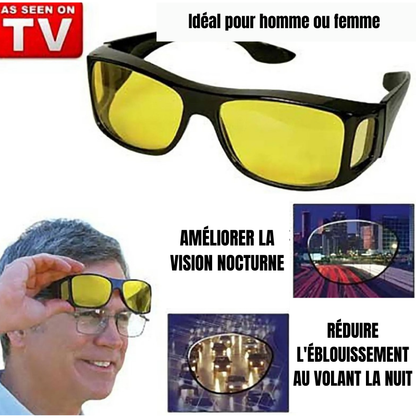 Lunette de conduite HD vision Nuit et Jour🚨👓🚘✅