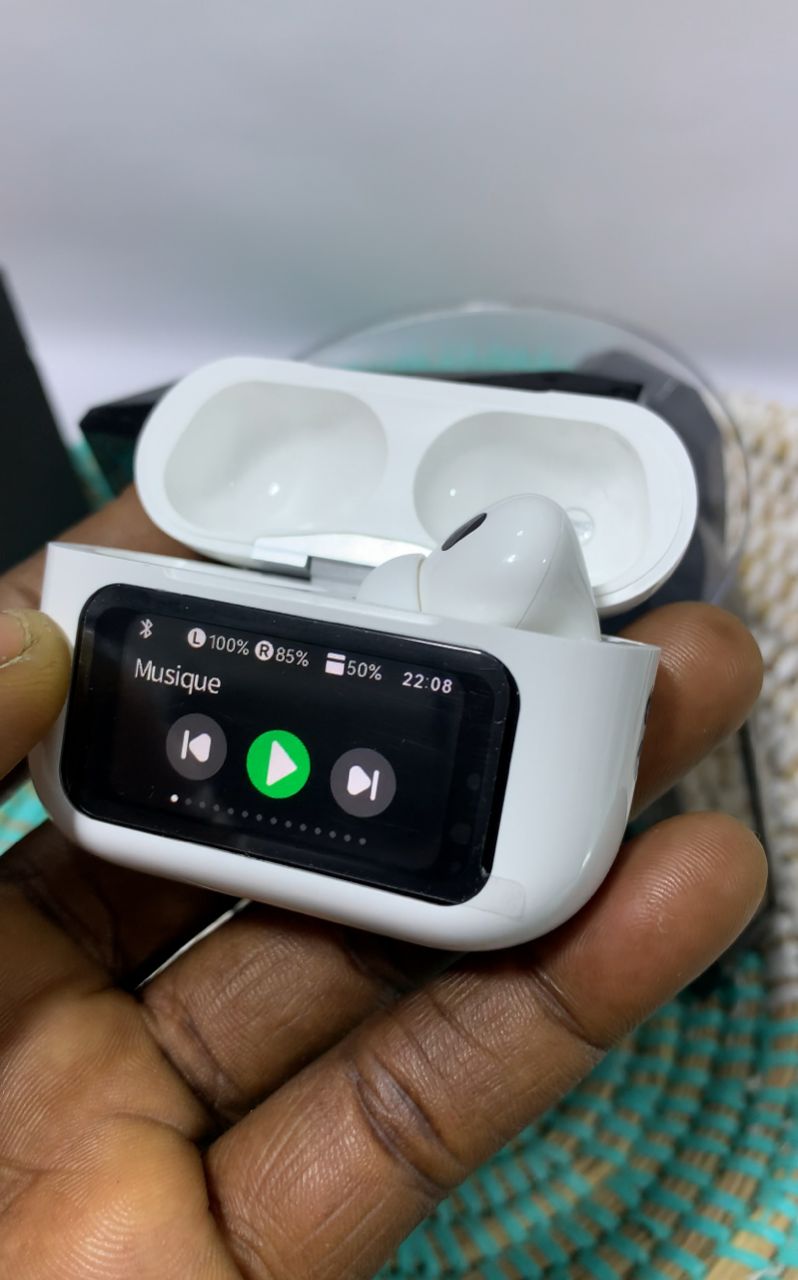Airpod A9 Pro avec écran tactile LED LCD 📱🎧 Remise -50%