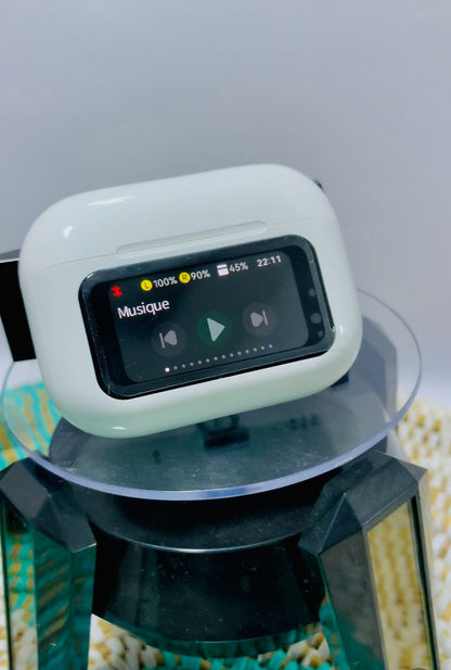 Airpod A9 Pro avec écran tactile LED LCD 📱🎧 Remise -50%